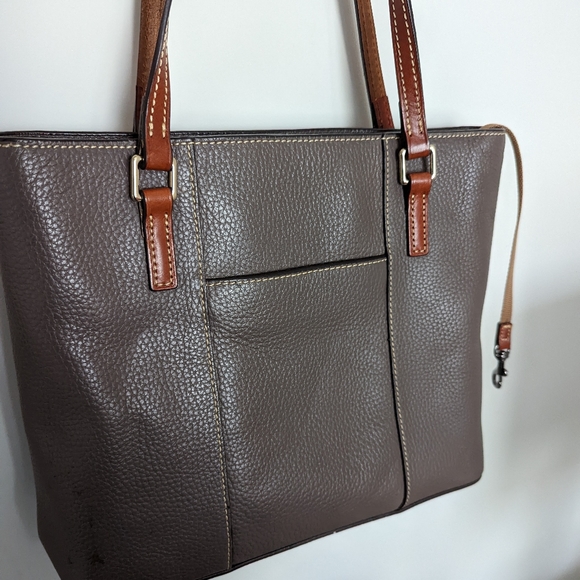 Dooney & Bourke Lexington Medium Size Tote in Elephant - Picture 3 of 5